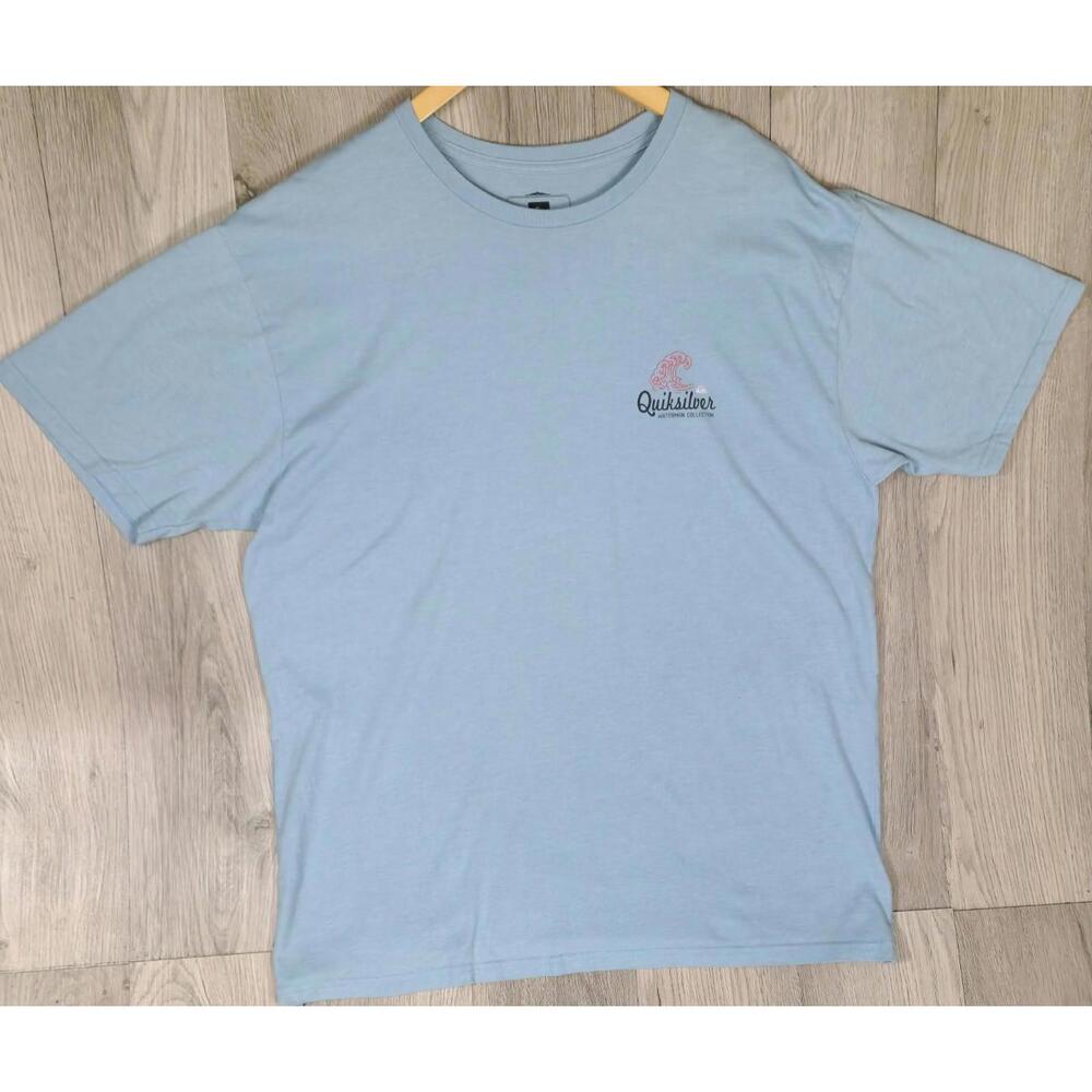 Quicksilver Waterman Collection Hawaii Surfing Graphic Men’s Size 2Large Blue - Picture 4 of 4